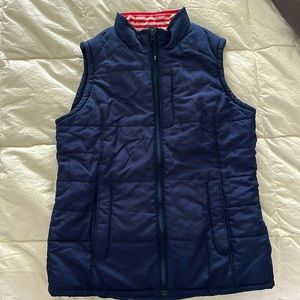 Vineyard Vines puffy blue vest women’s size XS
